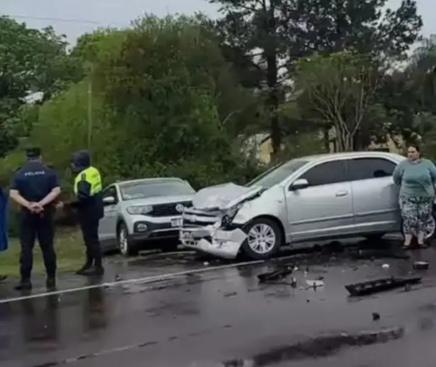 Accidente durante la Peregrinación a Itatí: tres vehículos de apoyo chocaron en San Cosme
