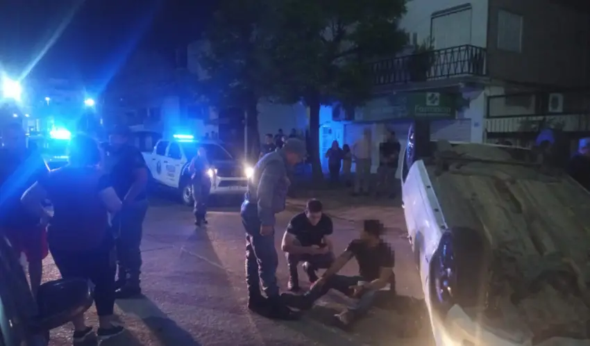 Choque en Resistencia: un hombre de 39 años sufrió lesiones leves