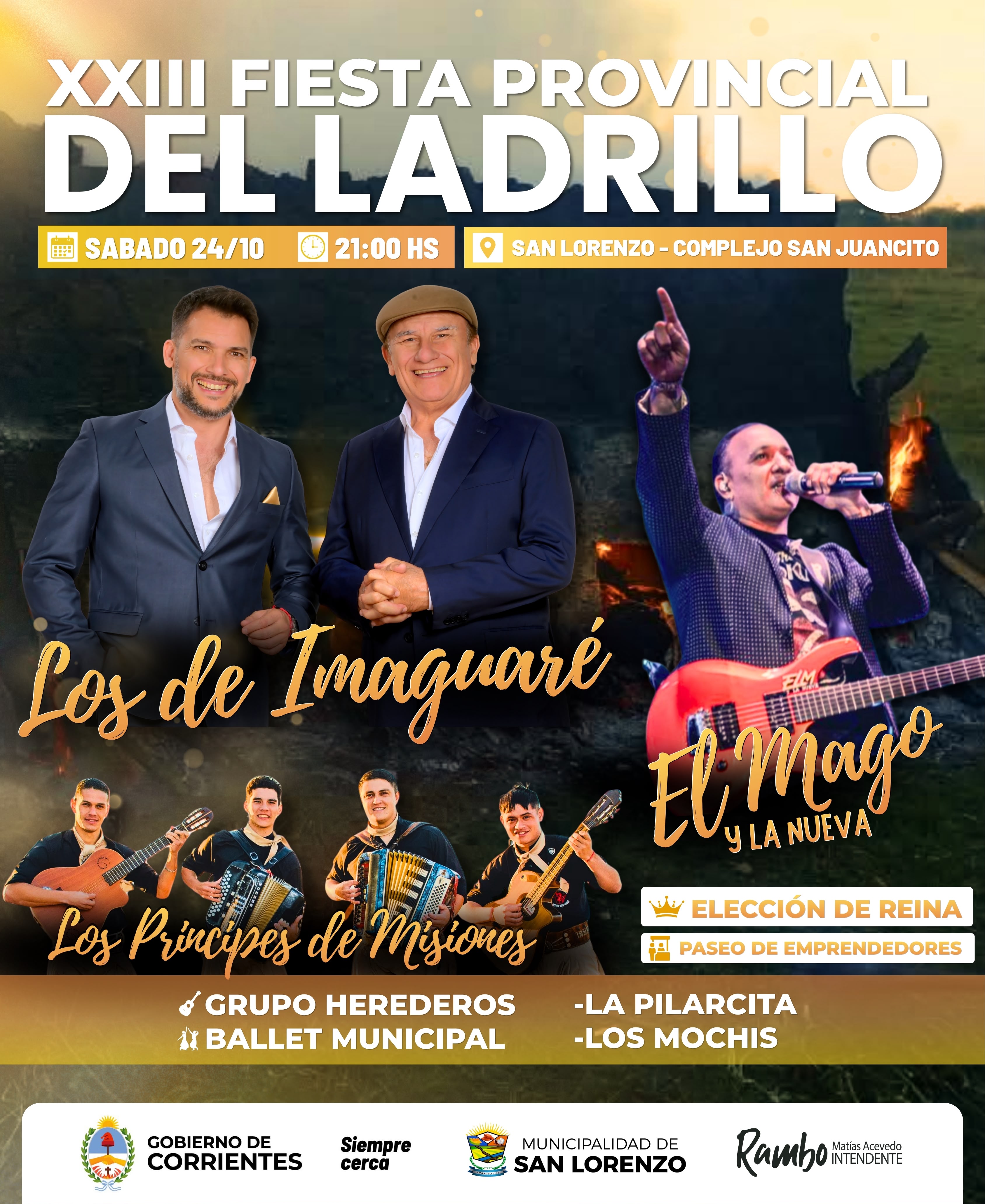 San Lorenzo se prepara para la XXIII Fiesta Provincial del Ladrillo