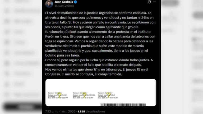 Diputados: impulsan pedidos para expulsar a Juan Grabois tras el cruce en comisión