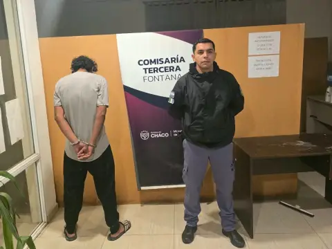 Detuvieron a un hombre acusado de amenazar con un cuchillo a su pareja en Fontana