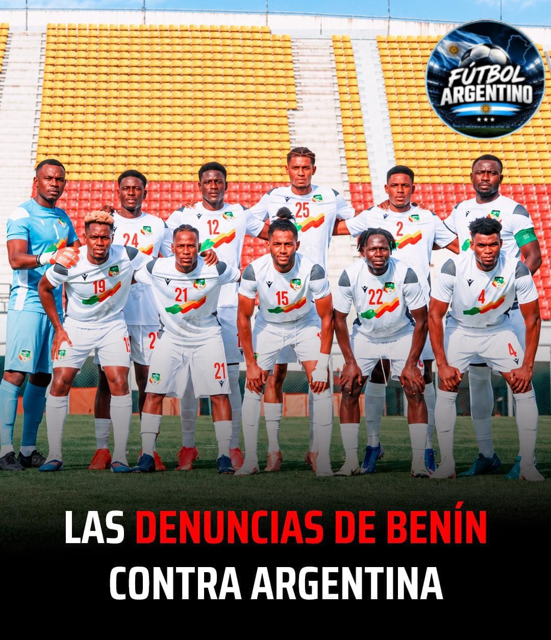 Benín denunció malas condiciones durante su estadía en Argentina