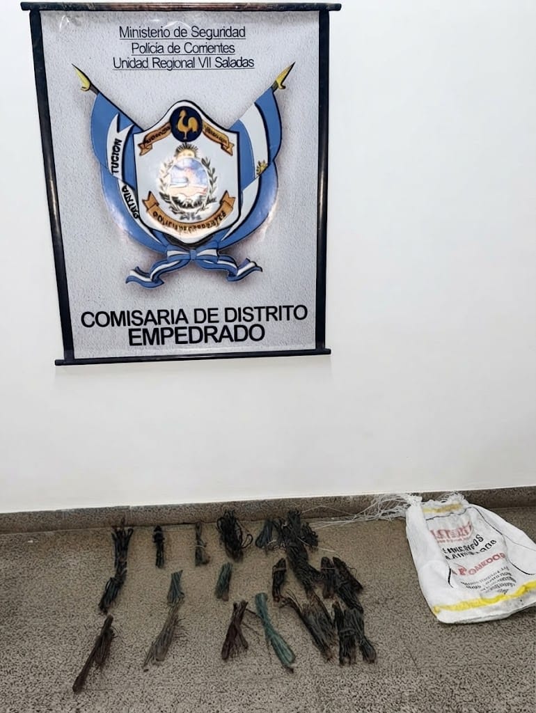 Empedrado: recuperaron cables de cobre que habrían sido sustraídos de un transformador