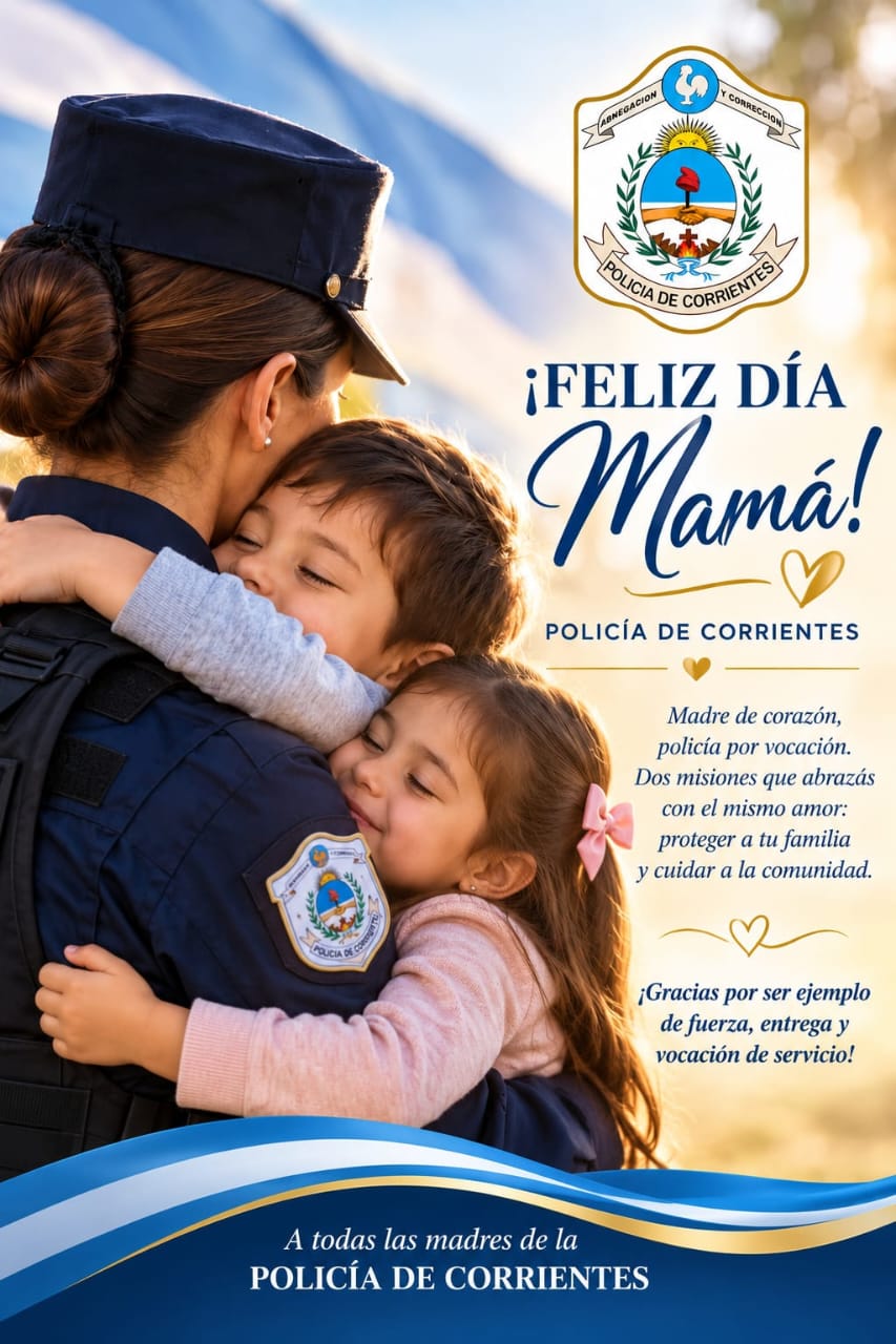 SALUDO MUY ESPECIAL POR EL DIA DE LA MADRE A LAS INTEGRANTES DE LA INSTITUCION POLICIAL